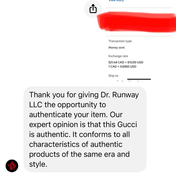 Gucci messenger red stripe AUTHENTIC! - Picture 16 of 16